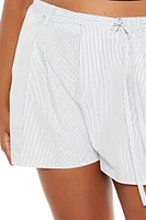 Plus Pinstriped Shorts