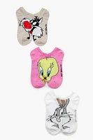 Looney Tunes Ankle Sock Set - 3 pack