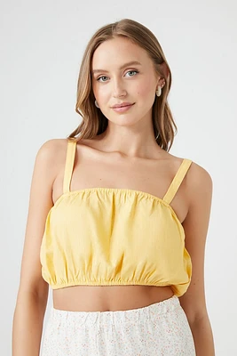 Square-Neck Cropped Cami