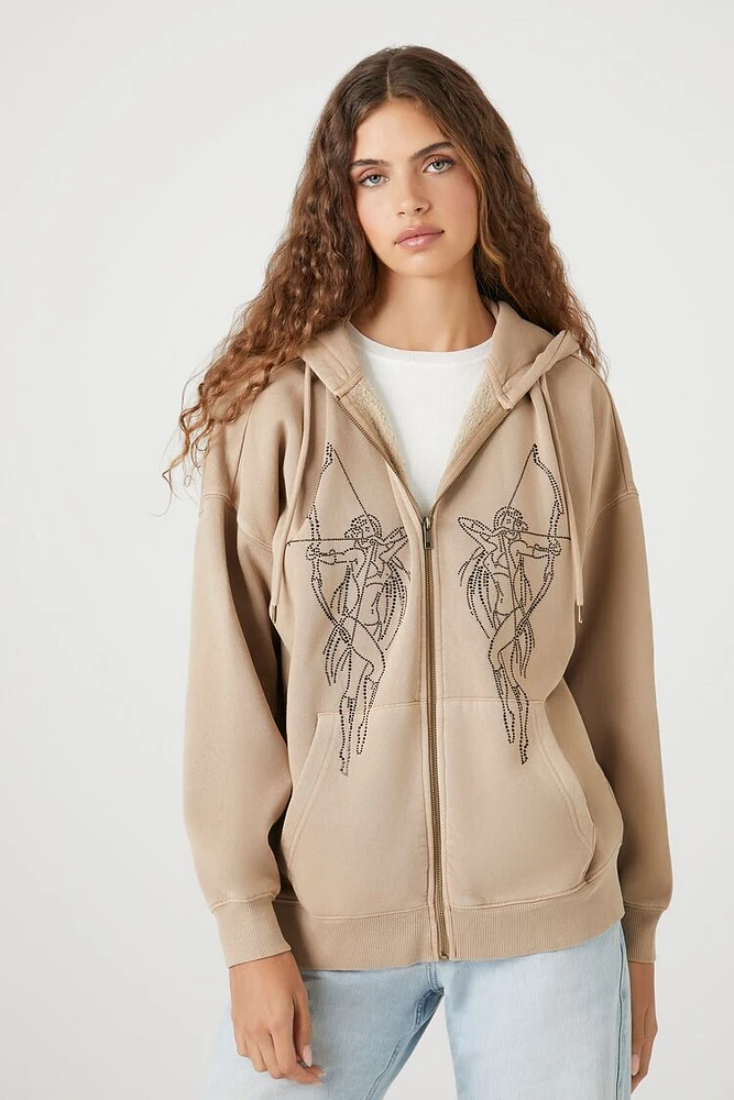 Bow & Arrow Zip-Up Hoodie