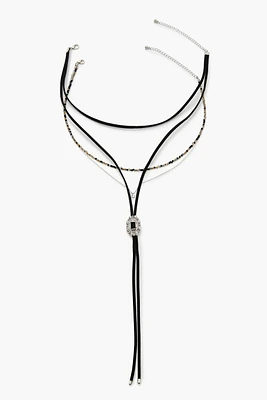 Layered Bolo Tie Necklace Set