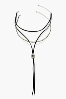 Layered Bolo Tie Necklace Set