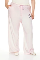 Plus Velour Ski Bunny Sweatpants