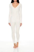 Long-Sleeve Pajama Jumpsuit