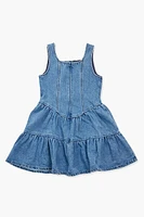 Girls Denim A-Line Dress (Kids)