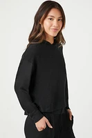 Hooded Long-Sleeve Pajama Top