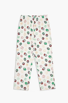 Kids Super Mario Pajama Pants (Girls + Boys)