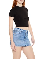 Cropped Raglan Baby Tee