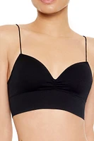 Seamless Cord-Strap Bralette