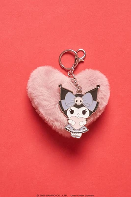 Kuromi & Heart Keychain