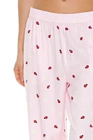 Ladybug & Daisy Print Pajama Pants