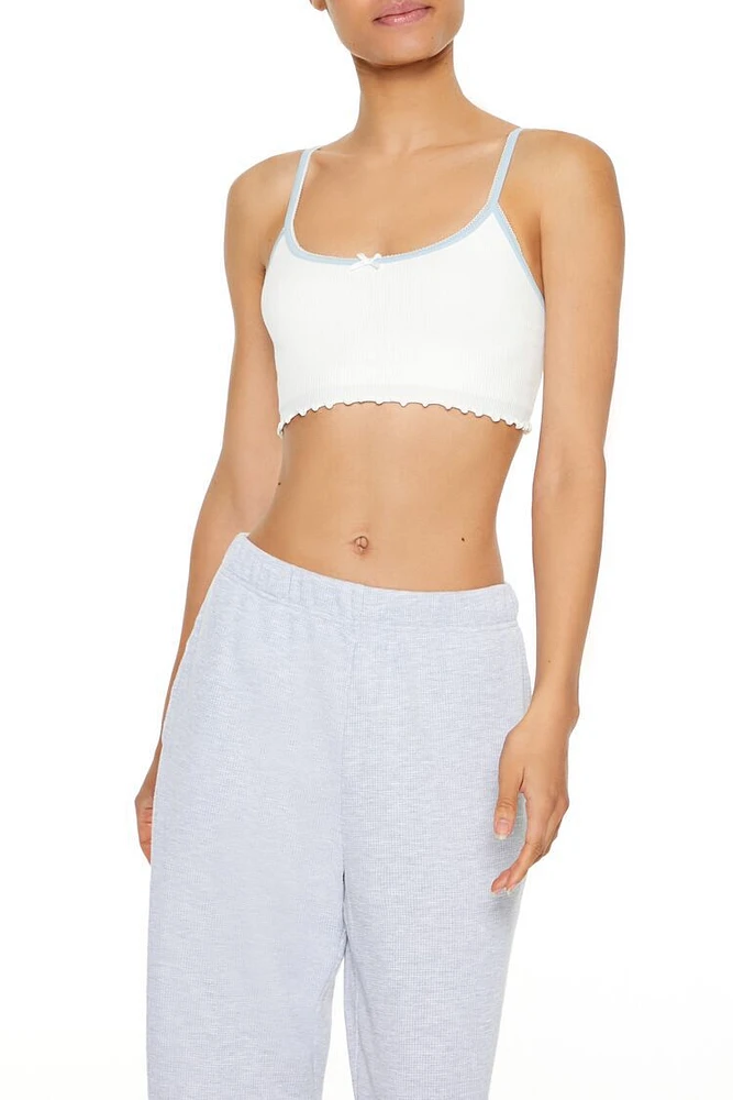 Seamless Bow Longline Bralette