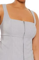 Plus Zip-Up Tank Top