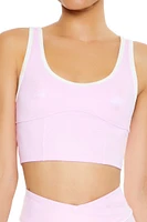 Two-Tone Longline Sports Bra