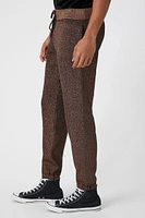 Glitter Knit Slim-Fit Joggers