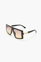 Chain Gradient Shield Sunglasses