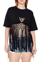 Crochet Fringe Tee