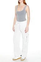 Fleece Toggle Cargo Sweatpants