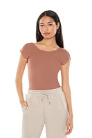 Scoop Back Tee Bodysuit