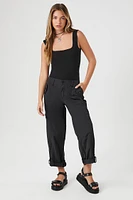 Cuffed High-Rise Joggers