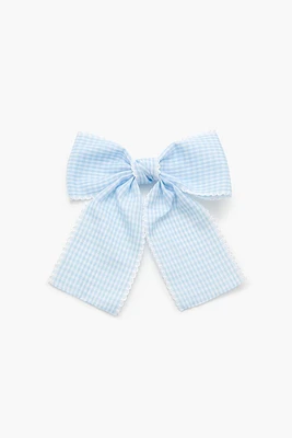 Gingham Bow Hair Clip