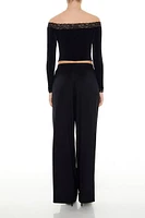 High-Rise Wide-Leg Pants