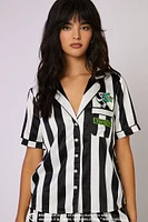 Beetlejuice Shirt & Shorts Pajama Set