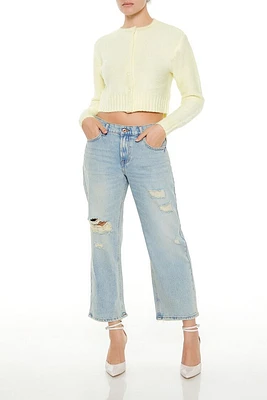 Mid-Rise Cropped Jeans