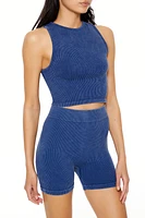 Mineral Wash Ribbed Tank Top