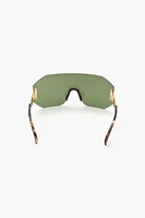 Rimless Shield Sunglasses