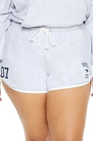 Plus NYC Heart Shorts