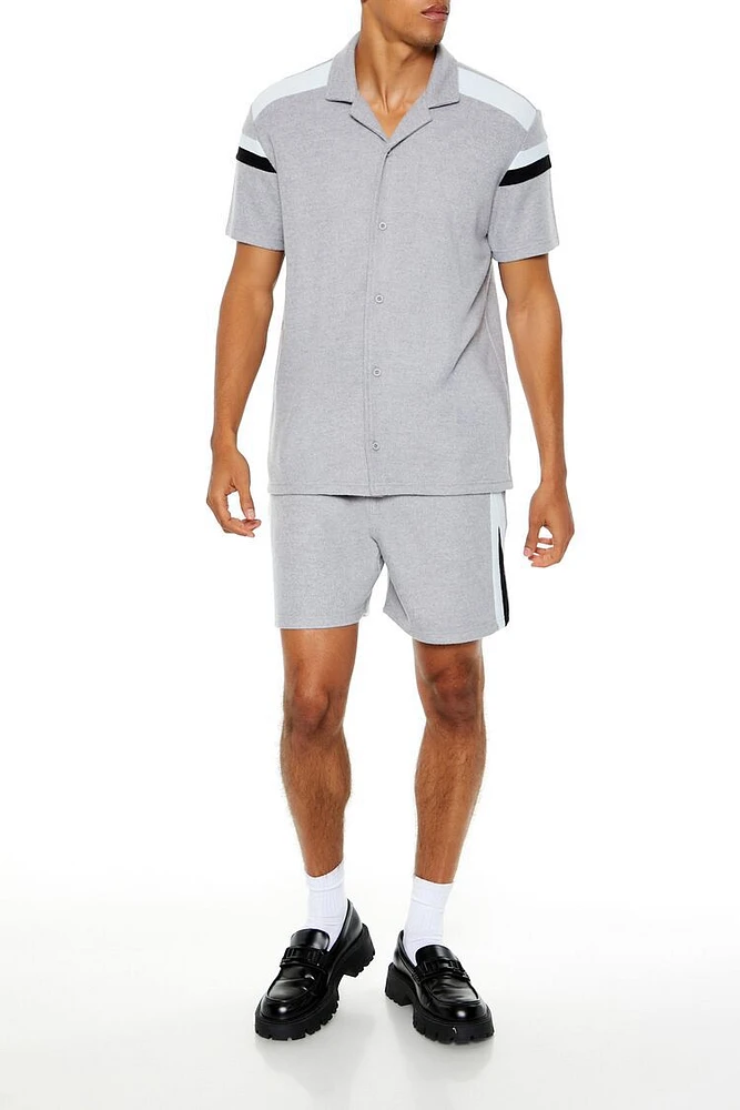 Striped Drawstring Shorts