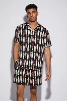 Coca-Cola Bottle Print Shirt