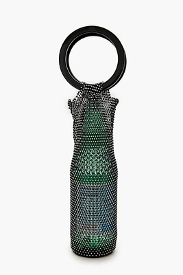 Rhinestone Mesh Bottle Holder