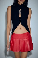 Bratz Faux Leather Mini Skirt
