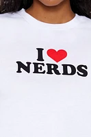 I Love Nerds Cropped Tee