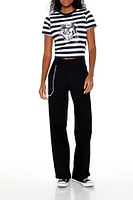 Jack & Sally Striped Baby Tee