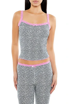 Leopard Print Cropped Cami