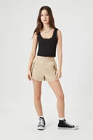 Twill Cargo Shorts