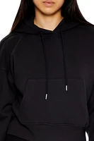 Fleece Drawstring Hoodie