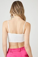 Satin Bow Cropped Cami