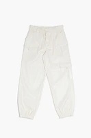 Girls Faux Leather Joggers (Kids)