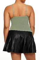 Plus Ribbon-Trim Cami