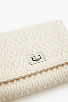 Quilted Flap Top Crossbody Bag
