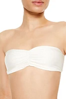 Ruched Bandeau Bikini Top