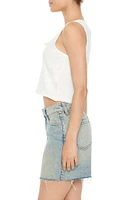 Cropped High-Low Tank Top