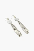 Beaded Chain Drop Earrings