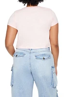 Plus Central Park Cropped Tee