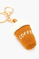Crochet Coffee Cup Keychain