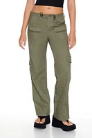 Toggle Drawstring Cargo Pants